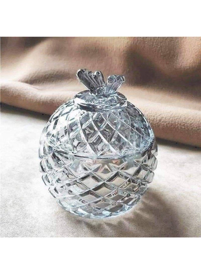 Clear Glass Sugar Bowl Sugar Bowl with Clear Glass Lid